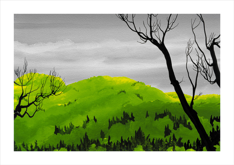 Glowing Greenery by Mendelson Joe
